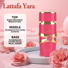 Lattafa Yara Eau de Parfum 100ml - Profumi arabi originali di alta qualità, feromoni, fragranze per uomo e donna