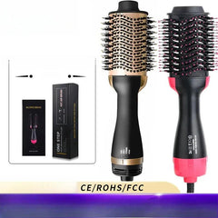 Pettine riscaldante per piastra elettrica per capelli 5 in 1 - Asciugacapelli e spazzola lisciante in un unico passaggio con tecnologia agli ioni negativi | salone di parrucchiere