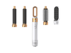 Styler per capelli 5 in 1 a basso rumore | Arricciatura e stiratura professionale dei capelli | Spazzola ad aria calda da 1000 W