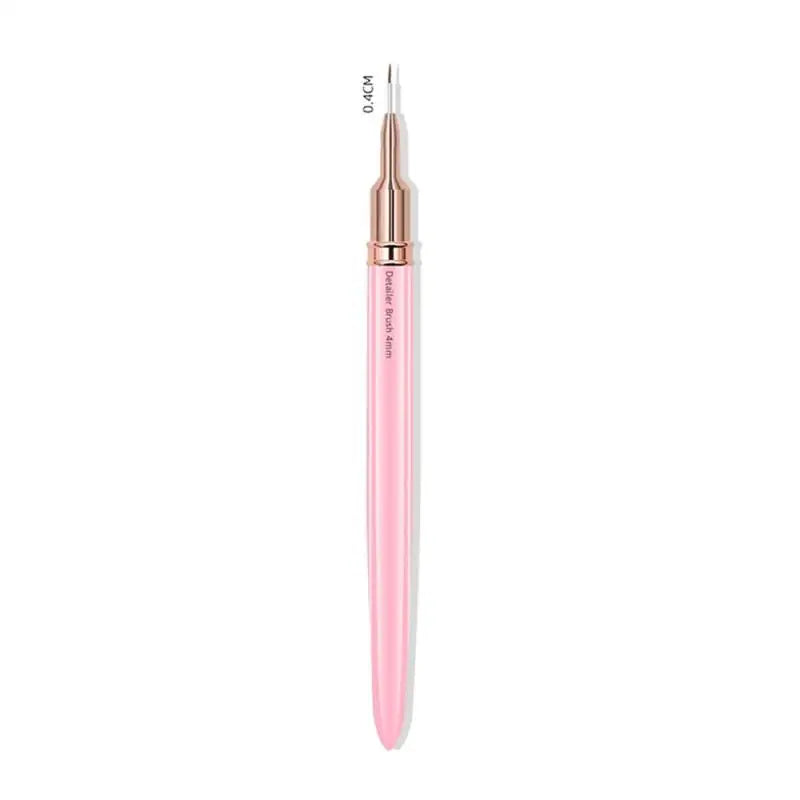 Pennello per nail liner nero - Misure 8/12/20/25 mm, strumento per disegnare linee lunghe e dettagli fini, pennello professionale per manicure