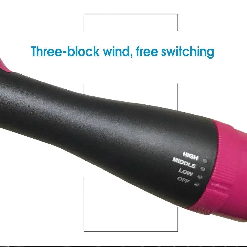 Pettine riscaldante per piastra elettrica per capelli 5 in 1 - Asciugacapelli e spazzola lisciante in un unico passaggio con tecnologia agli ioni negativi | salone di parrucchiere