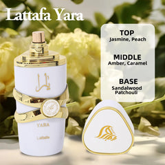 Lattafa Yara Eau de Parfum 100ml - Profumi arabi originali di alta qualità, feromoni, fragranze per uomo e donna