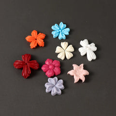 Stampo in silicone 3D per nail art - Design con fiori di ciliegio e giglio, strumenti fai da te per la scultura delle unghie per manicure professionale
